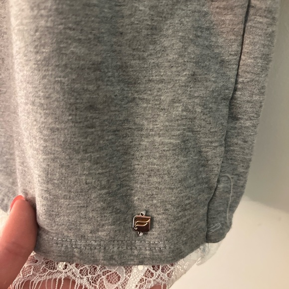 3/$25 Fabletics Lace Trimmed Gray Tank Top S GUC - Picture 5 of 8